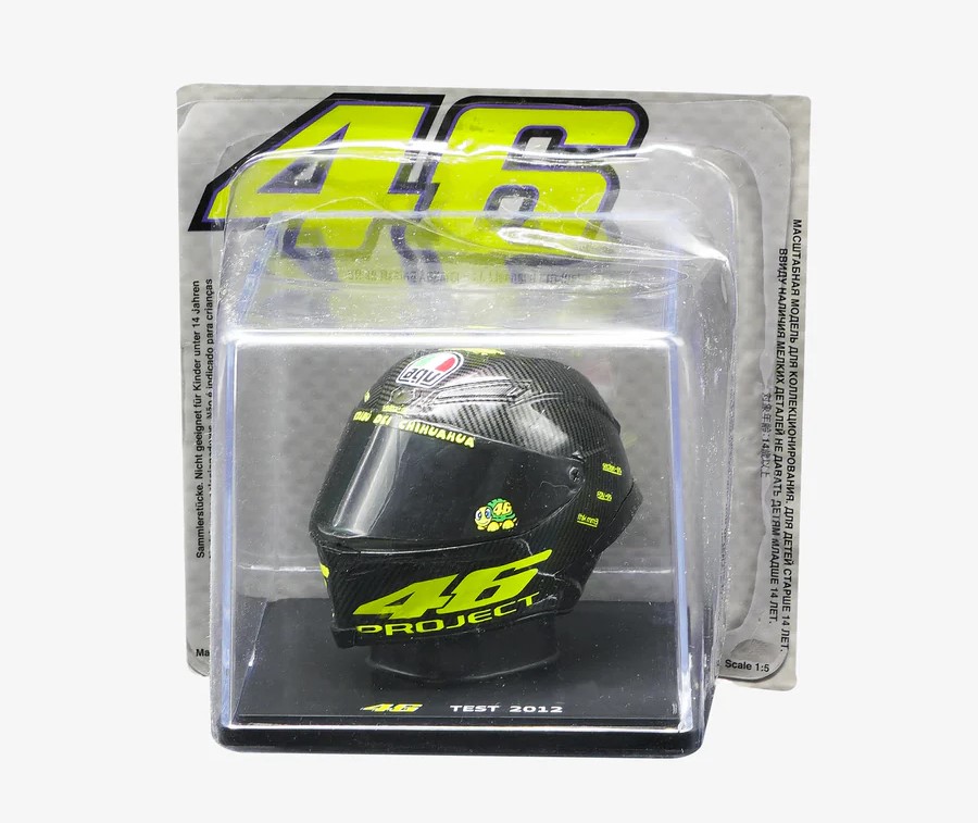 Casco Coleccionable VR46 Escala 1/5 Test 2012