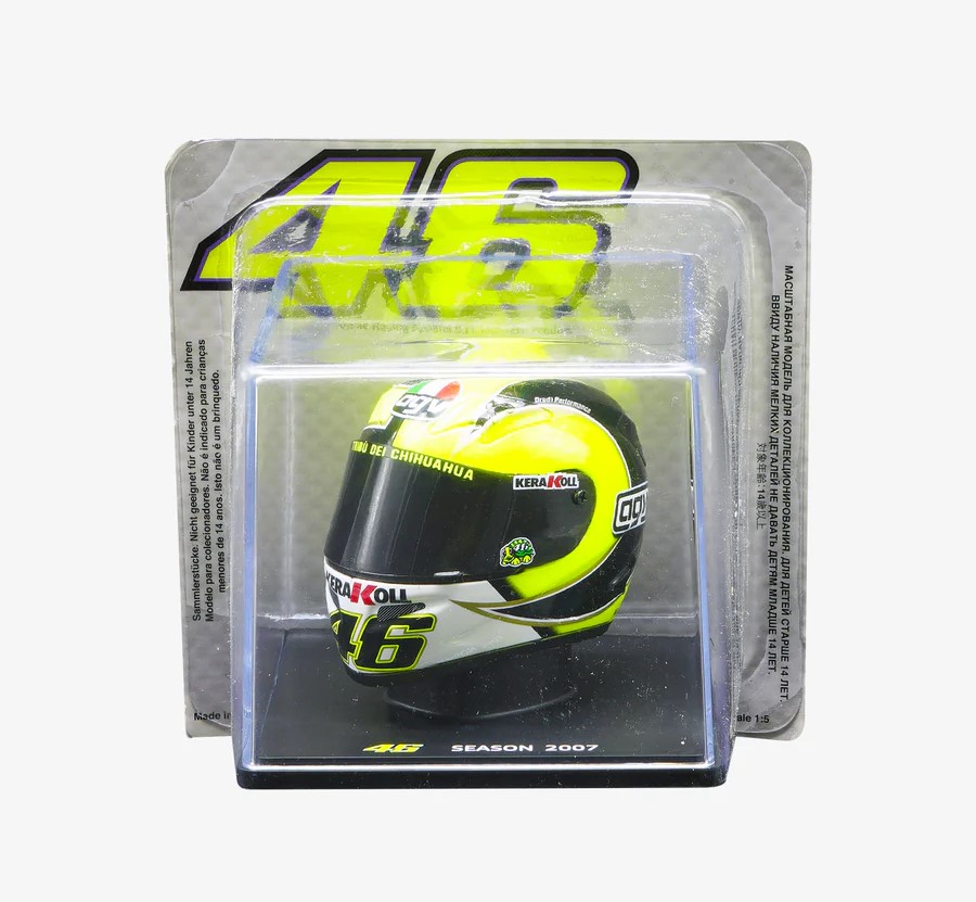 Casco Coleccionable VR46 Escala 1/5 Season 2007