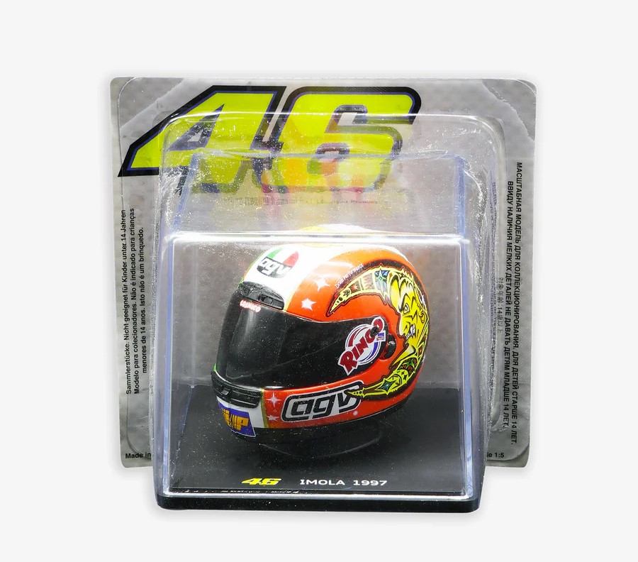 Casco Coleccionable VR46 Escala 1/5  Imola 1997