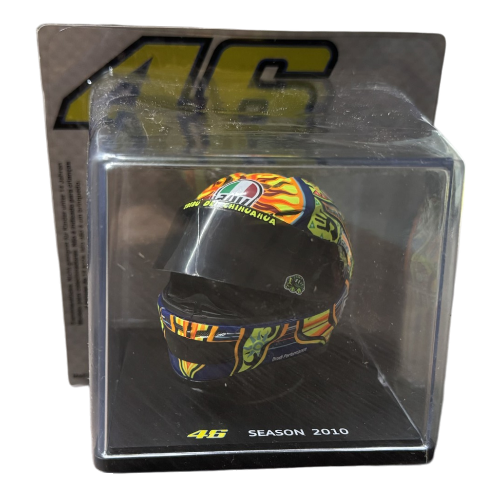 Casco Coleccionable VR46 Escala 1/5 Season 2010 5 Continentes