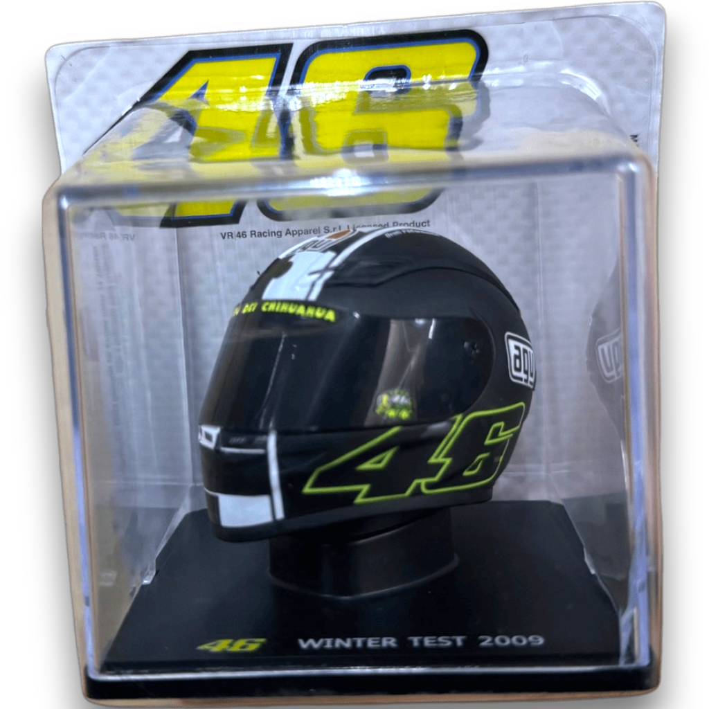 Casco Coleccionable VR46 Escala 1/5 Winter Test 2009