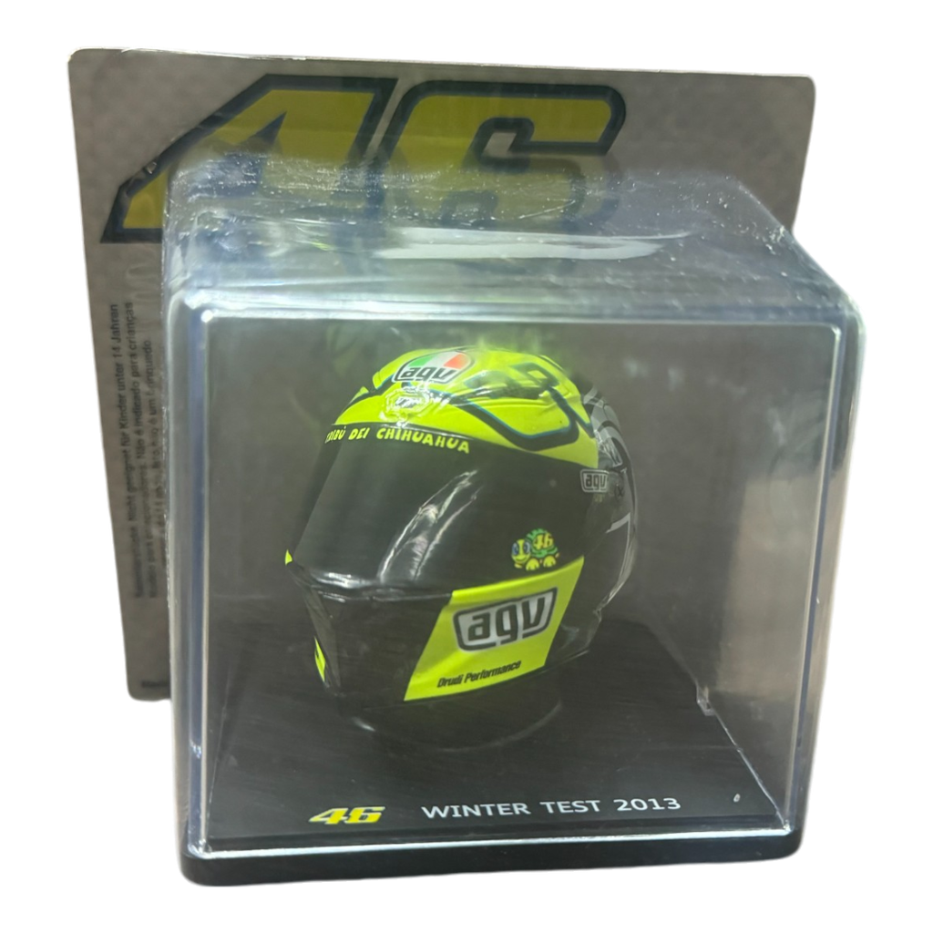 Casco Coleccionable VR46 Escala 1/5 Test Winter Test 2013