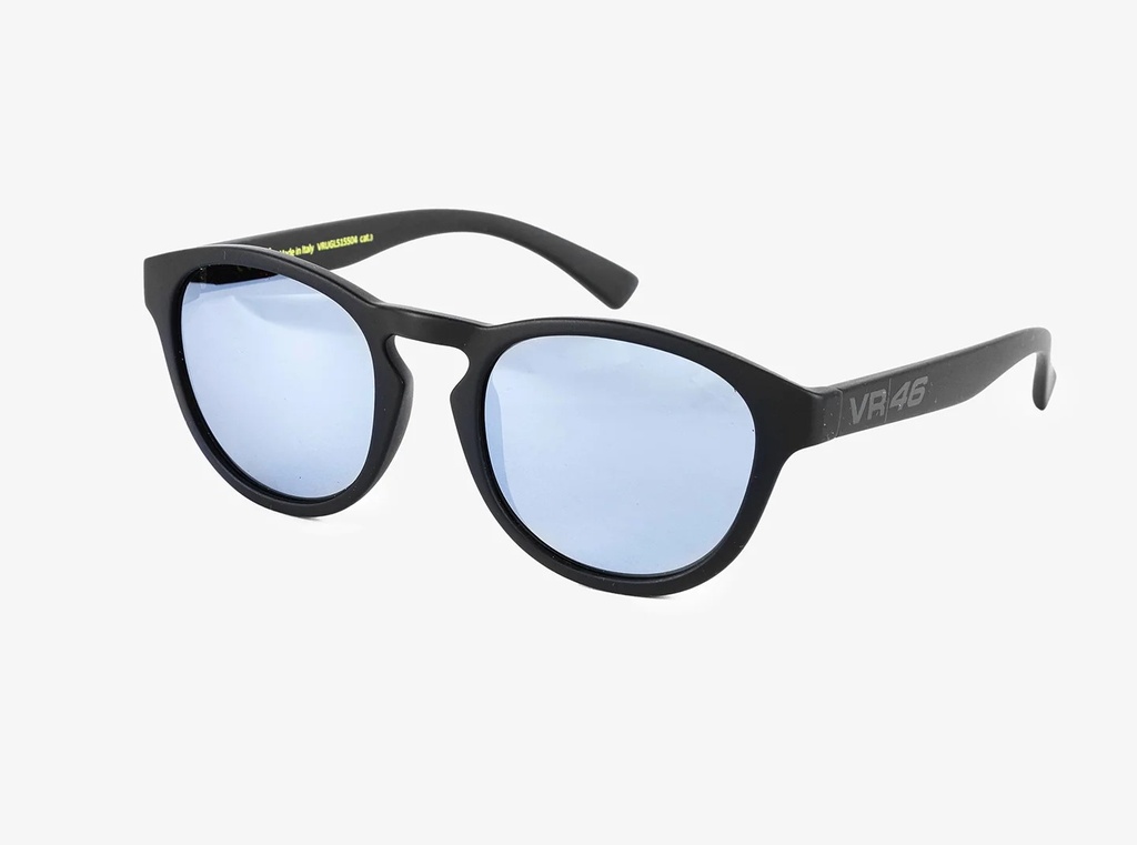 Gafas de sol VR46 Sprint Unisex Lente Espejo Plata, Polar