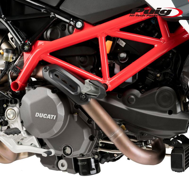 [9497N] Slider Motor Puig R19 Ducati  Hypermotard 950 2019-25 / Monster 797 2017-20