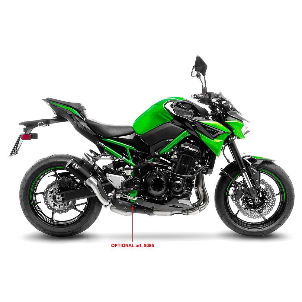 [15404BU] Exosto Slip-on LV Corsa Black  Ø50 Kawasaki Z900 20-