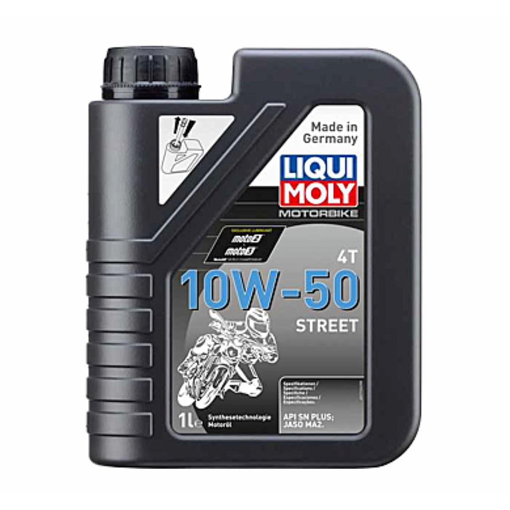 Aceite Liqui Moly 10W50 Street 4T x 1L