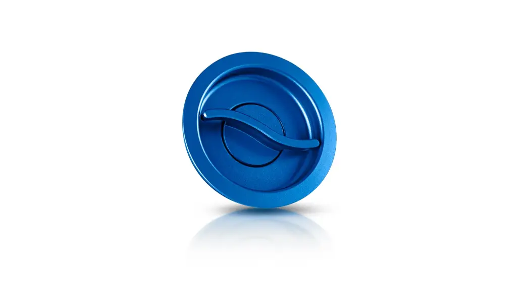 [PTF001B] Tapa Tanque Combustible Paraxite - Apertura Race Azul