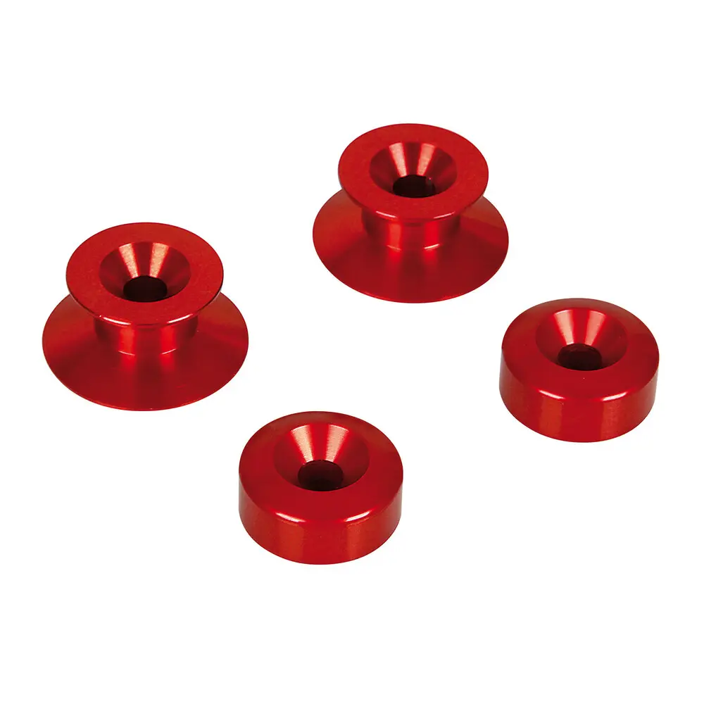 Spool Kit soportes caballete - M10 mm - Rojo