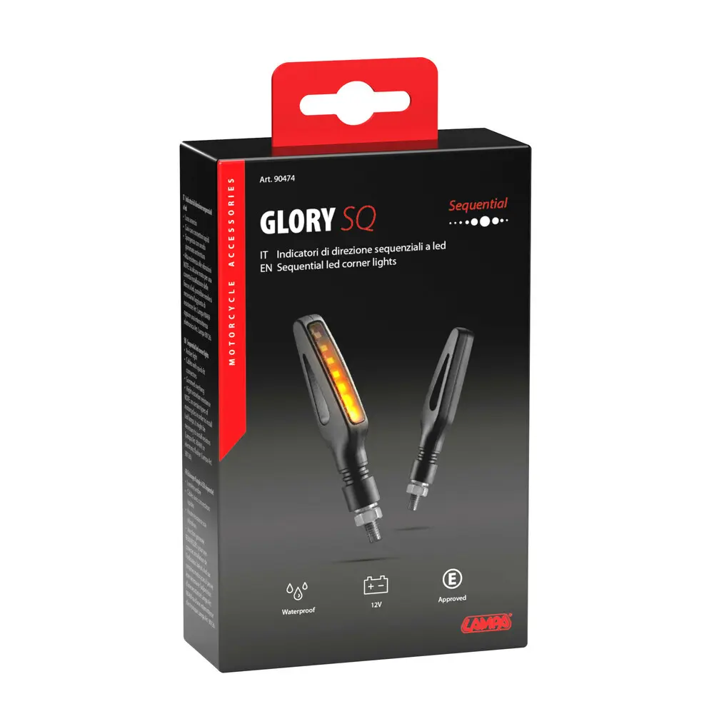 [90474] Direccionales de led secuencial Lampa Glory SQ - 12V LED