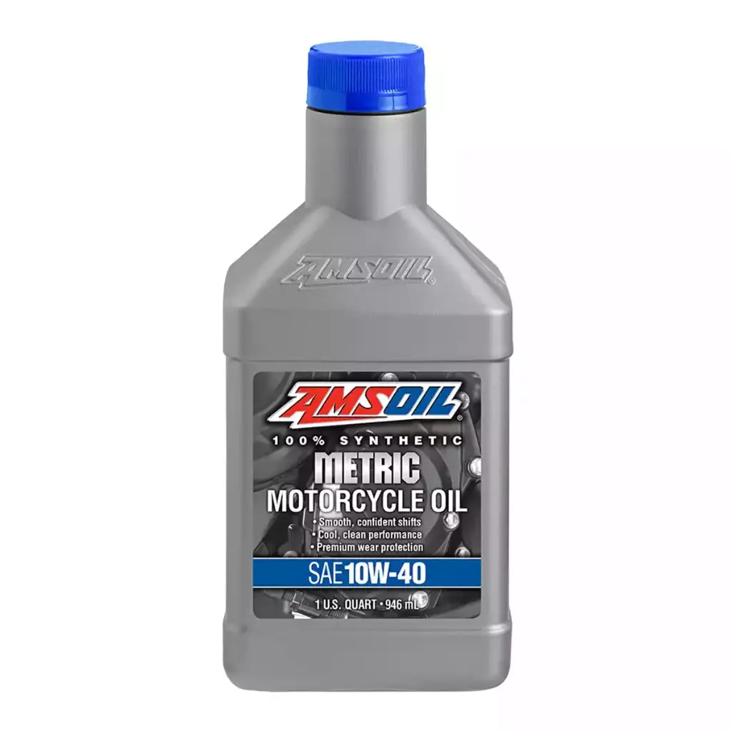 Aceite Amsoil 10W40 100% Sintetico X 1L Para Motocicleta 
