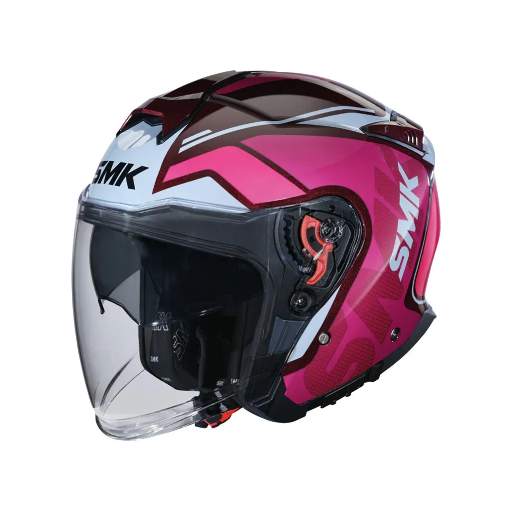Casco Abierto SMK GTJ Tourer Rosa Metal CE22.06