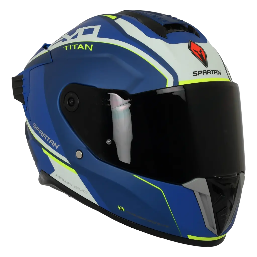 [9321B081725] Casco Integral Spartan FF122 Hawk SV Titan Evo Matte CE22.06 (M)