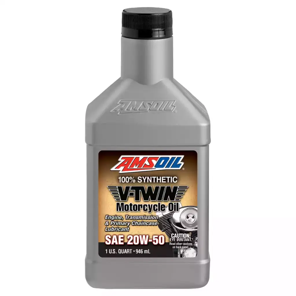 [MCVQT] Aceite Amsoil 20W50 100% Sintetico V-Twin X 0.95L Para Motocicleta