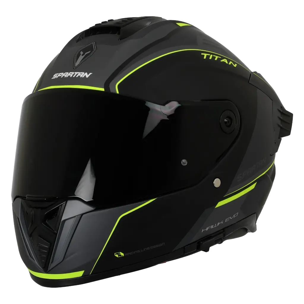 [9321B081325] Casco Integral Spartan FF122SV Hawk Titan Evo B3 Matte CE22.06 (M)