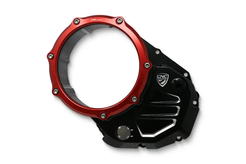 [CA503BR] Tapa Clutch Transparente CNC Racing Ducati Hypermotard  
 / Multistrada   / Scrambler