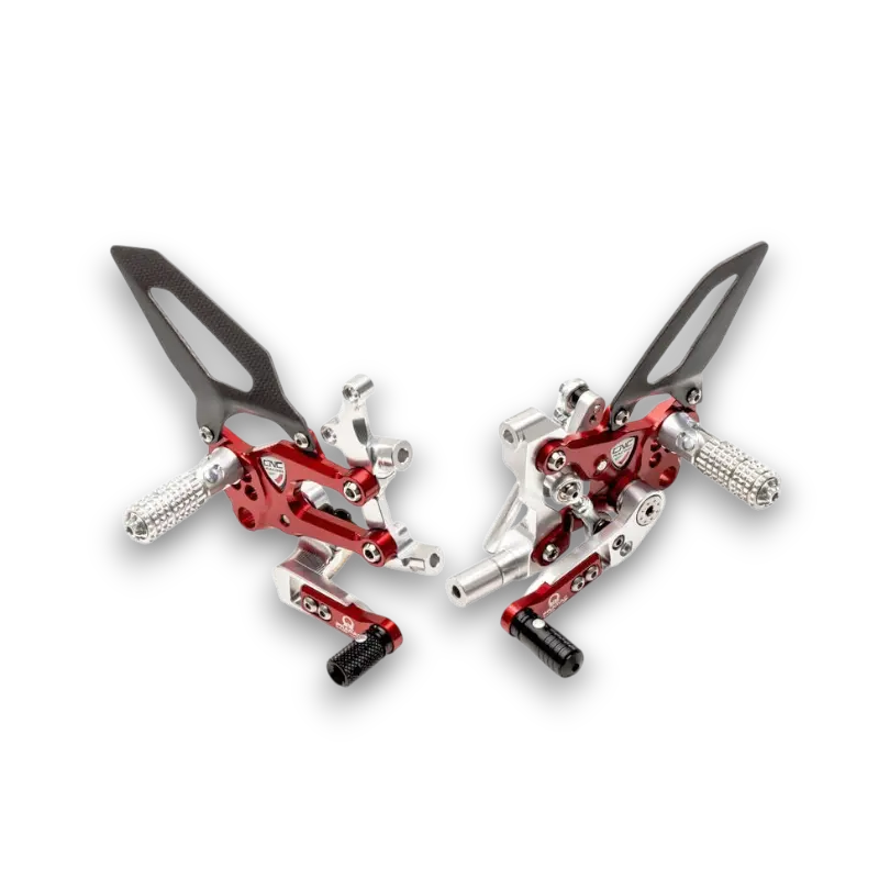 Pedaleras Ajustables CNC Racing Rps Ducati Sbk Panigale Series Team Pramac Motogp Edicion Limitada