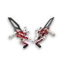 Pedaleras Ajustables CNC Racing Rps Ducati Sbk Panigale Series Team Pramac Motogp Edicion Limitada