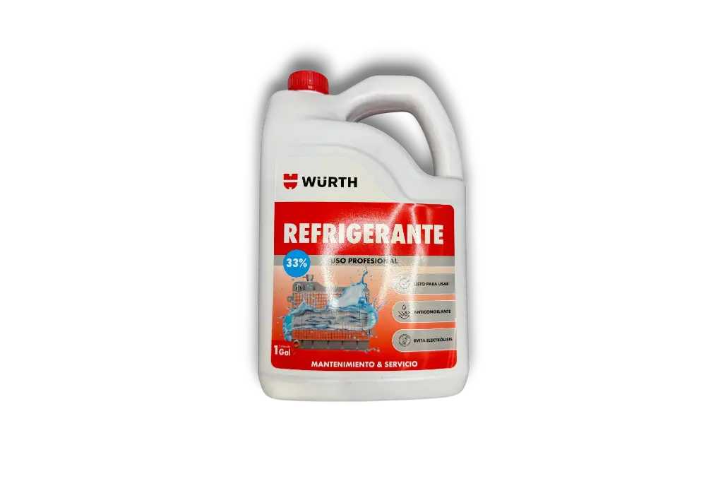 Refrigerante Anticongelante Wurth 33% Base Glicol x 1 Galon