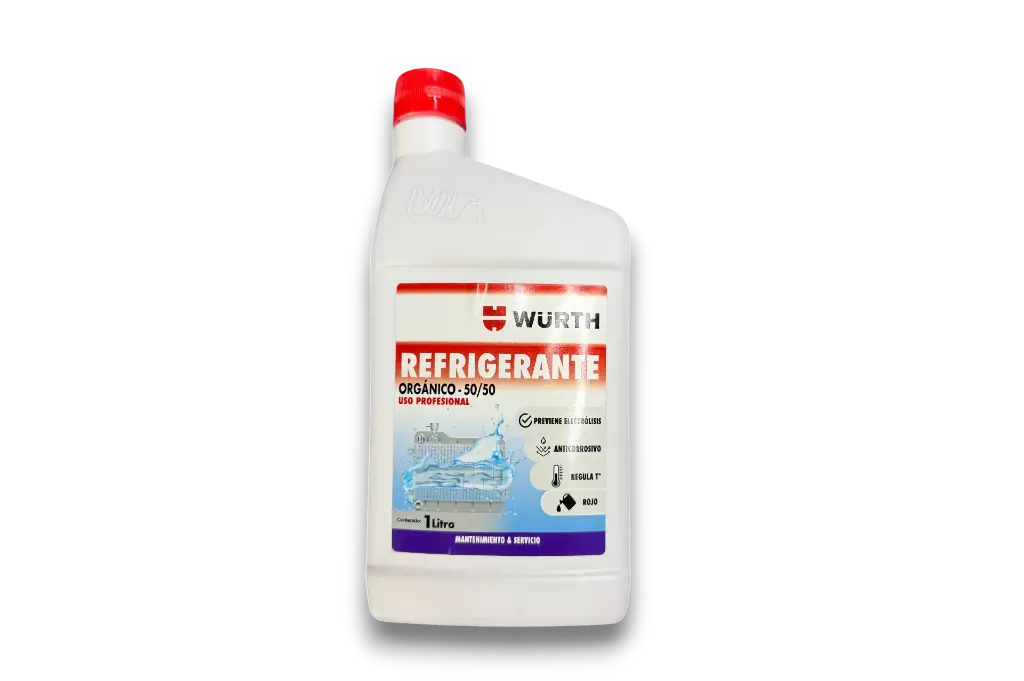 Refrigerante Anticongelante Wurth 50% Base Glicol x 1L