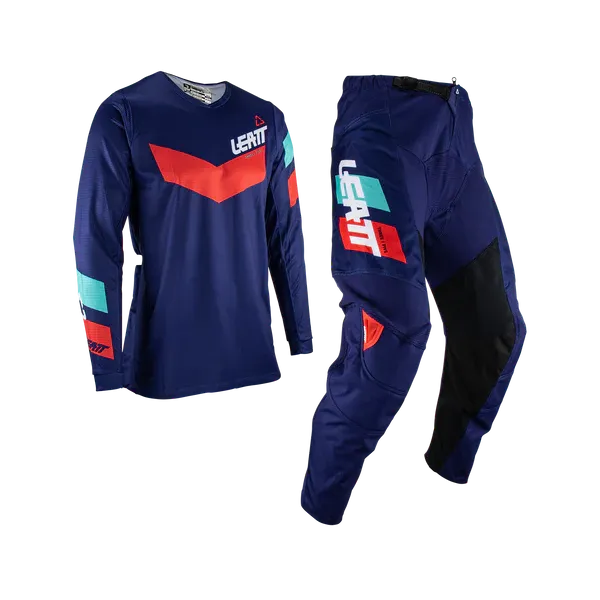 [5023032650] Conjunto Traje Moto Leatt kit 3.5 (XS, Azul)