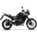 Exosto Slip-On Leovince LV One Evo Honda XL 750 Transalp Black Inox