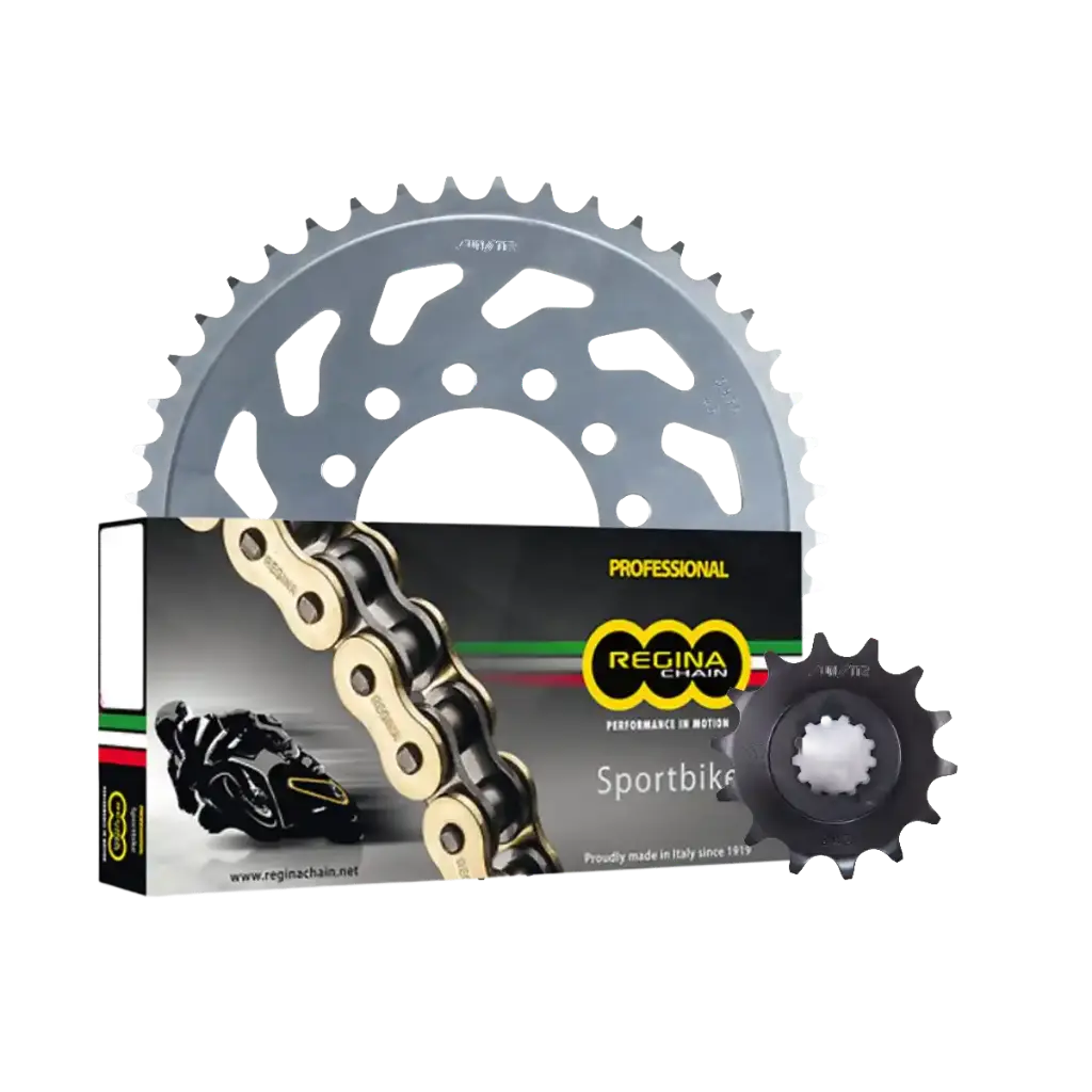 kit Arrastre Regina Kawasaki Z800 13-16 Piñones Suntar 14-45 Cadena 114