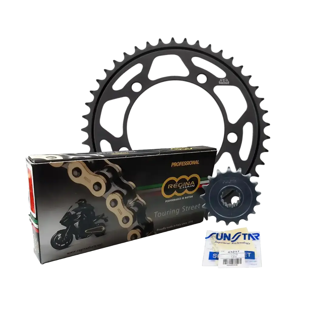 Kit Arrastre Regina BMW F900 XR F750 F850 17x44 Cadena Touring 525 -122