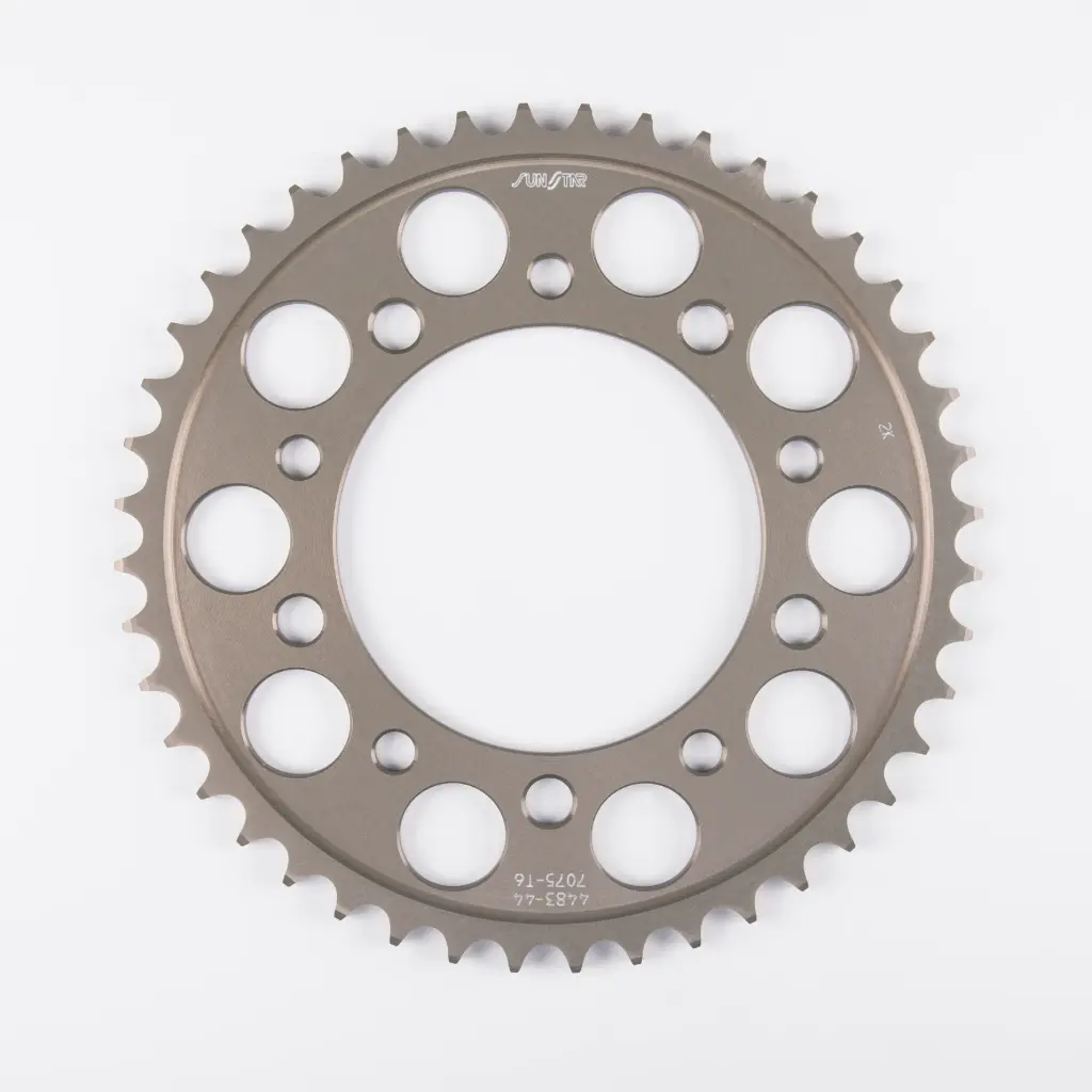 [5-4483-42] Corona 525x42 Sunstar Honda CB650F / CBR900 / CBR600 / VT Shadow Aluminio