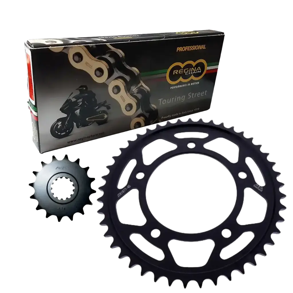 [42116+JTR1877.45+137ZRT/016] Kit De Arrastre Yamaha MT-09 / Tracer 9 GT 21- Cadena Regina x124