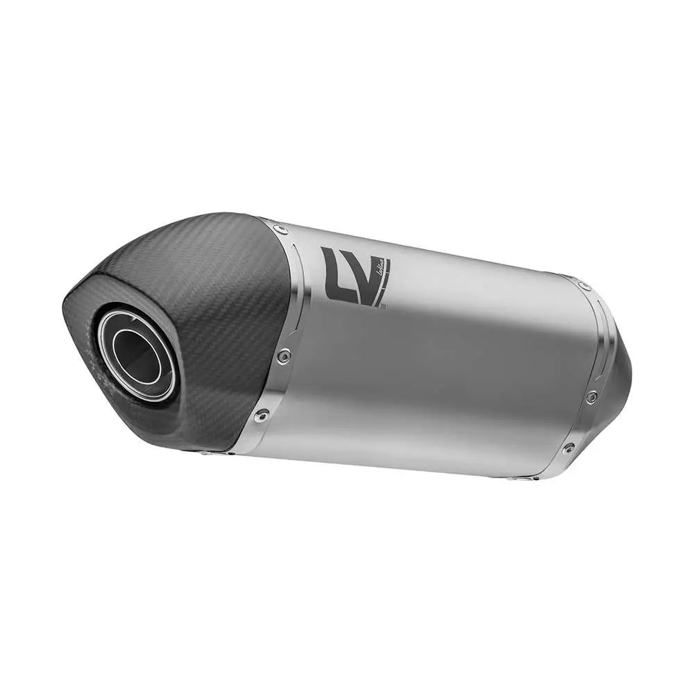 [9802U] Escape Adaptable Leovince LV-14 Ø54 L=250mm Inox Copa Carbono Tipo BMW GS