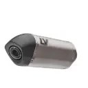 Escape Adaptable Leovince LV-14 Ø54 L=250mm Titanio Copa Carbono Tipo BMW GS