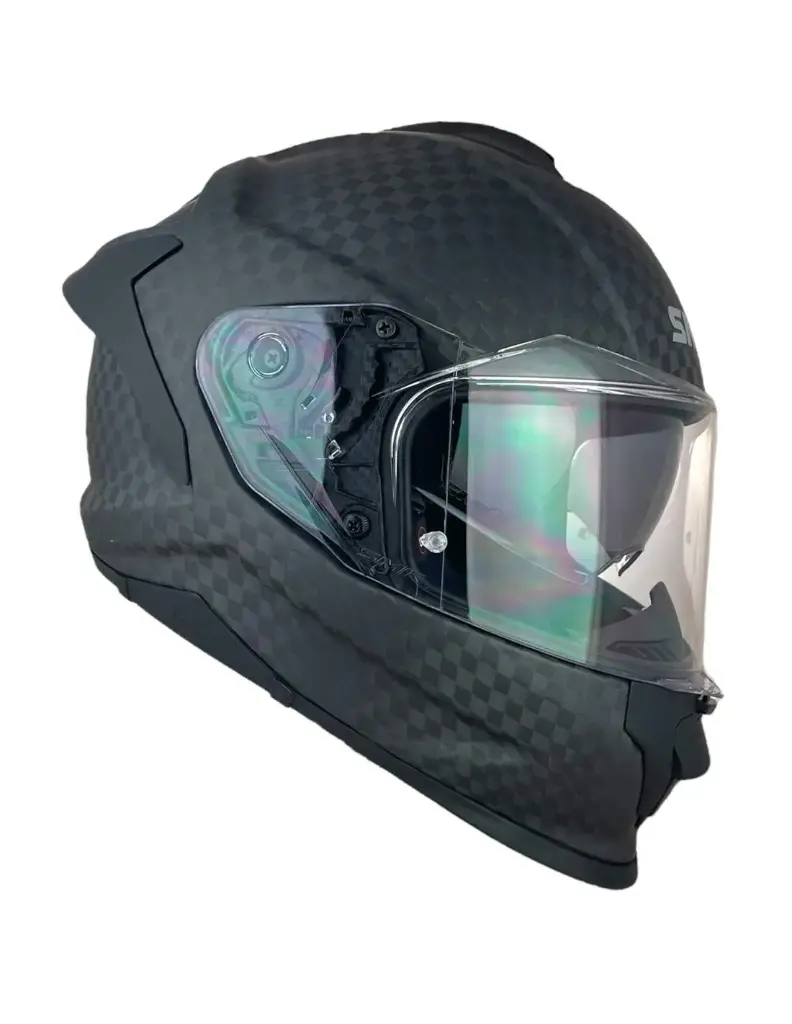 [1000097294] Casco Integral SMK Titan Carbon Matte CE22.06 Visor Iridium (M)
