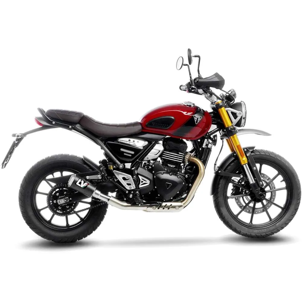 Exosto Slip-On Leovince LV-10 Carbono Triumph Speed 400 24