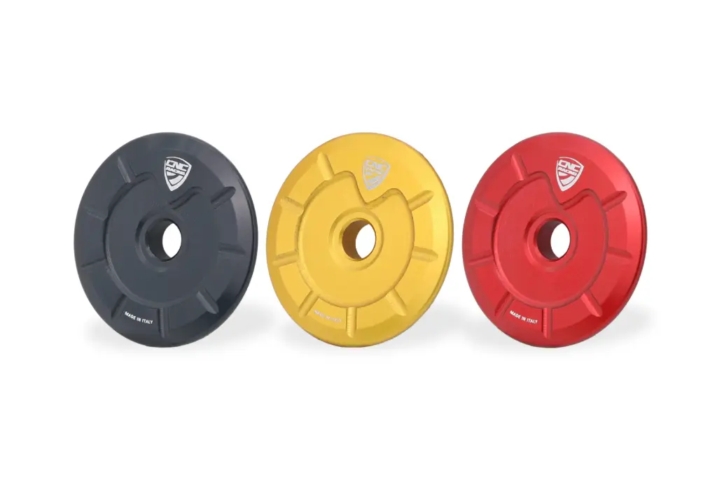 Tapa Tuerca Tija Superior (Triple Clamp) Cnc Ducati - Rojo