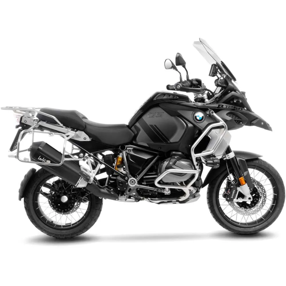 [15310BU] Exosto Slip-on Leovince LV12R Black Bmw R1200 / R1250GS/ADV