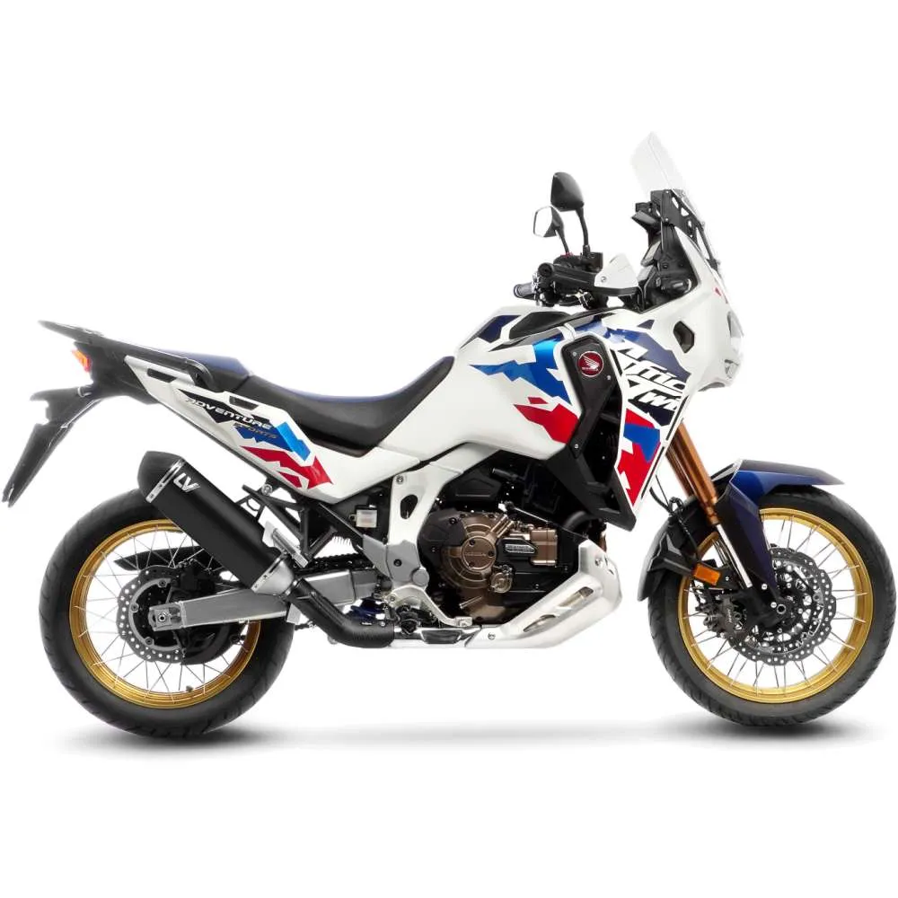Exosto Slip-On Leovince LV14 Black Honda CRF 1100 Africa Twin Ø50