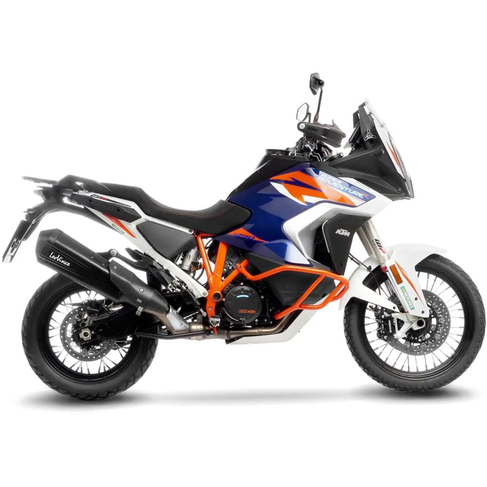 Exosto Slip-On Leovince LV12 Black KTM 1290'23 Super ADV 21-25  Ø100