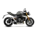 Exosto Slip-On Dual Leovince LV10 Triumph Speed Triple 1200 RS Black