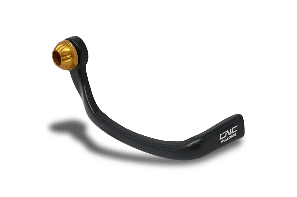 [PL150YG] Protector Manigueta Freno Cnc Racing Carbon Matte (Dorado)