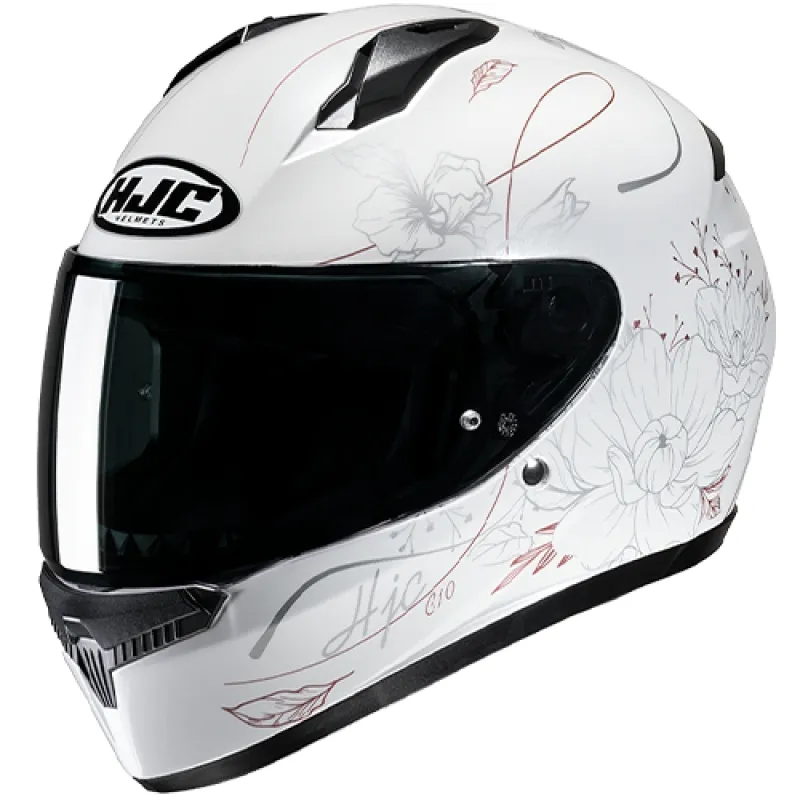 [10070807] Casco Integral HJC C10 Epik MC8 Mujer E22.06 (Blanco)