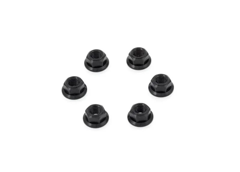 [DA388B] Tuercas Corona M8x1.25 +6 pcs (Negro)