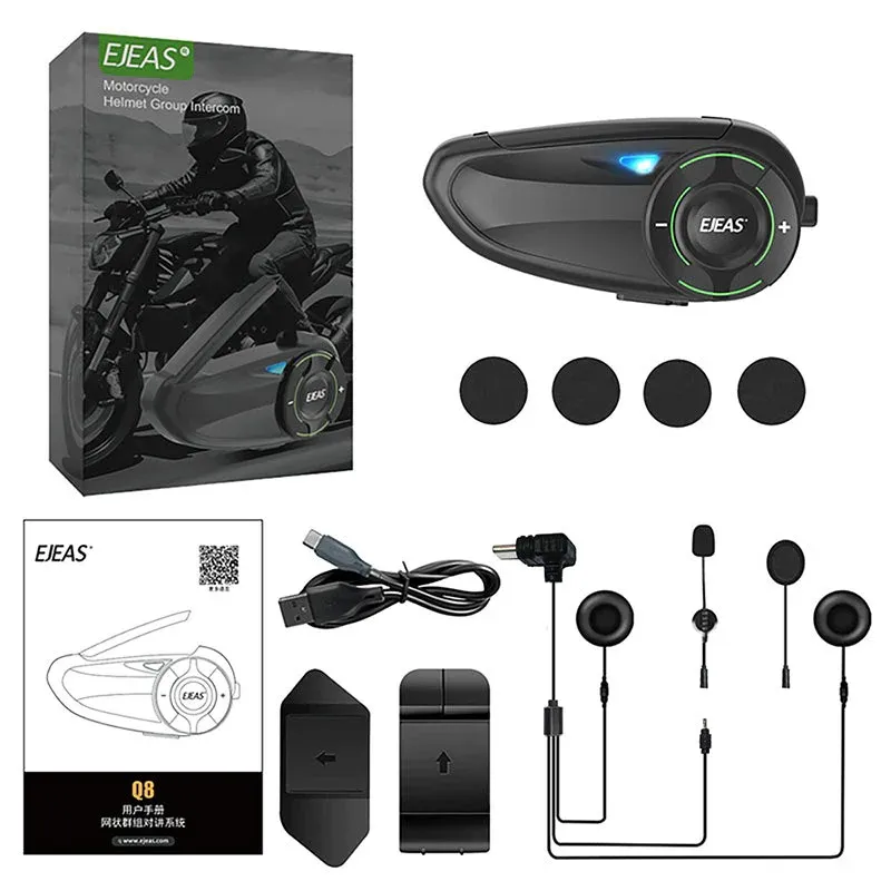 [Q8] Intercomunicador EJEAS Q8 Mesh