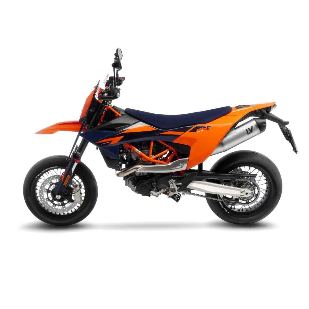 [14469E] Escape Slip-On LeoVince LV One Evo Inox Husqvarna 701 / KTM 690 SMC R (2025-2026)