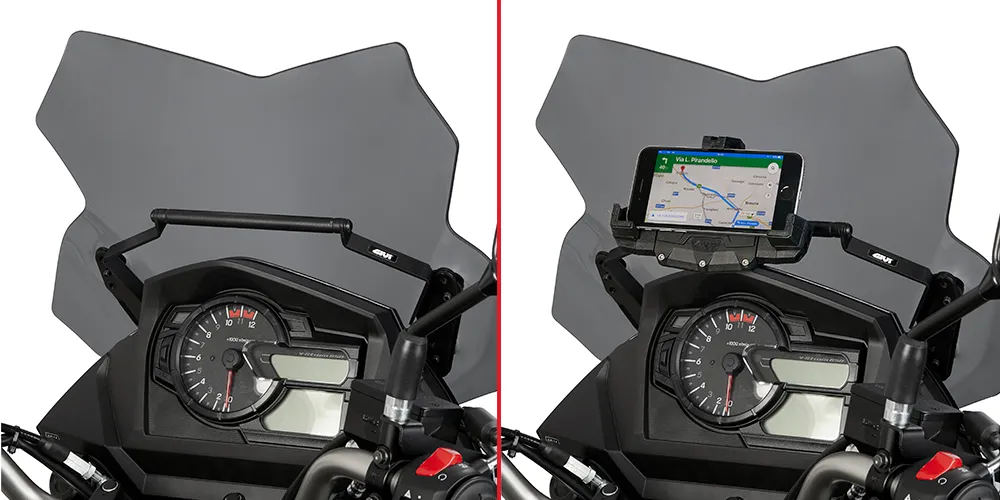 Barra Soporte Celular/Carplay / S902A /S920M / S920L Suzuki V-strom 650