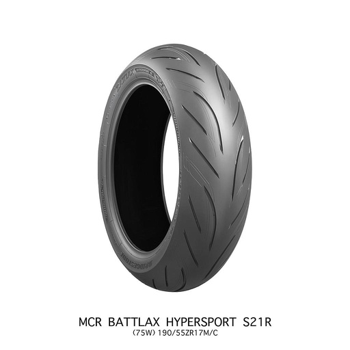 Llanta 190/50ZR17 Bridgestone Battlax S21 75W