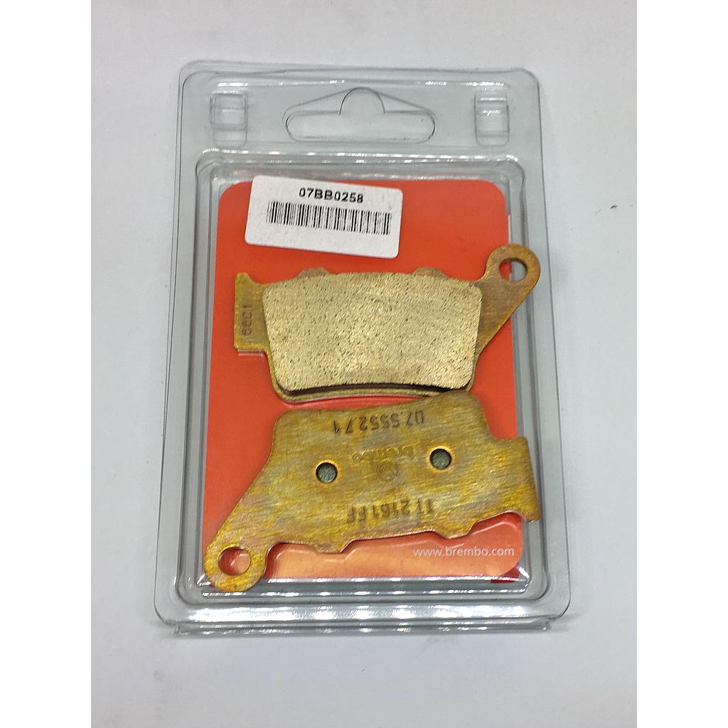[07BB0258] Pastillas Freno Trasera F800GS/F800R/S1000RR/ R1200 GS / XT660 / Ktm / Shiver 750 (FA208- Fa213)