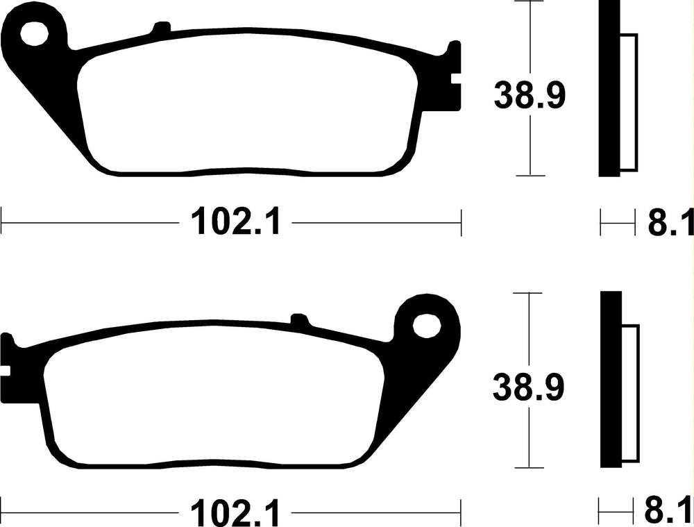 Pastillas Freno Sinterizada Brembo CBR250 11-13 / CB600 F 98-13 / SHADOW 94-07 / Versys 650 15-17 / Z650 ABS 17-18 / Z800 13-15 / DL V-STROM 250 ABS 18 IZQ
