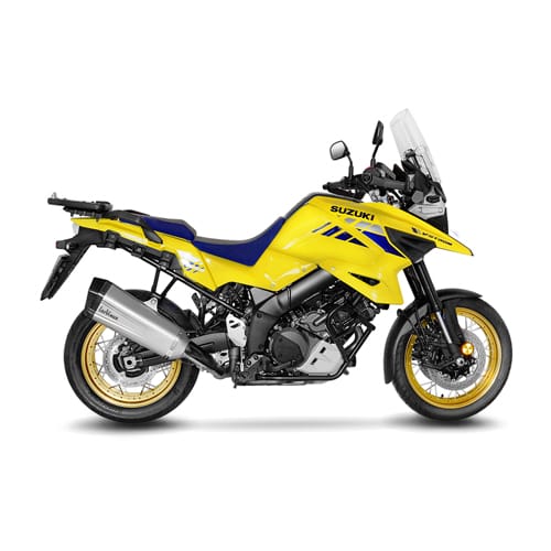 [15303] Exosto Slip-on Leovince LV12 Inox Suzuki V-strom 1050 Abs/ XT