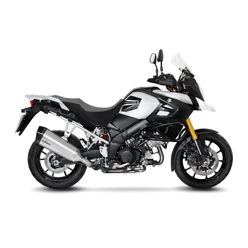 [15304] Exosto Slip-on Leovince LV12 Inox Suzuki V-strom 1000 Abs/ XT