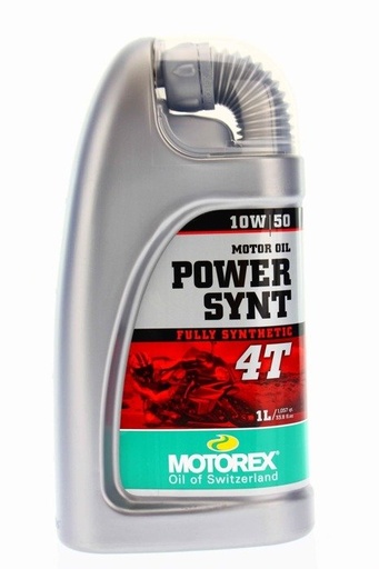 [301873] Aceite Motorex 4T Power Synt 4T 10W50 1L Moto Calle